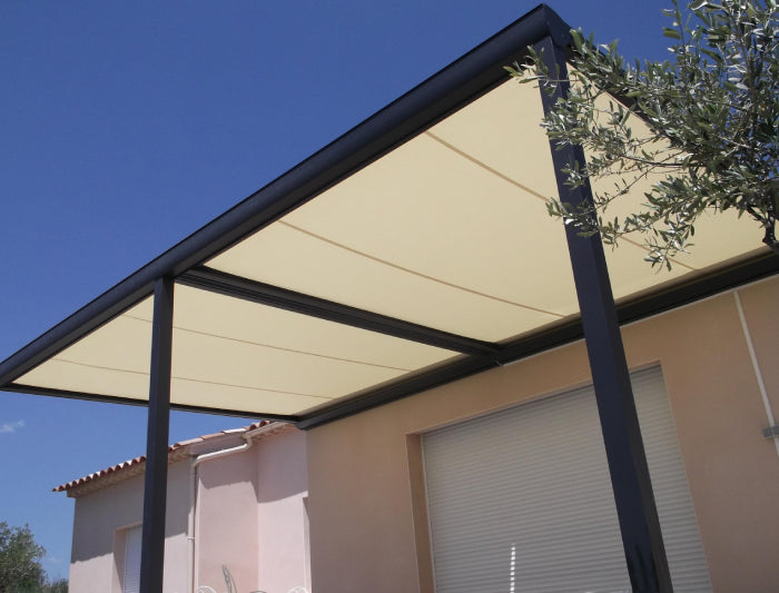 pergola aluminium toile enroulable prix usine