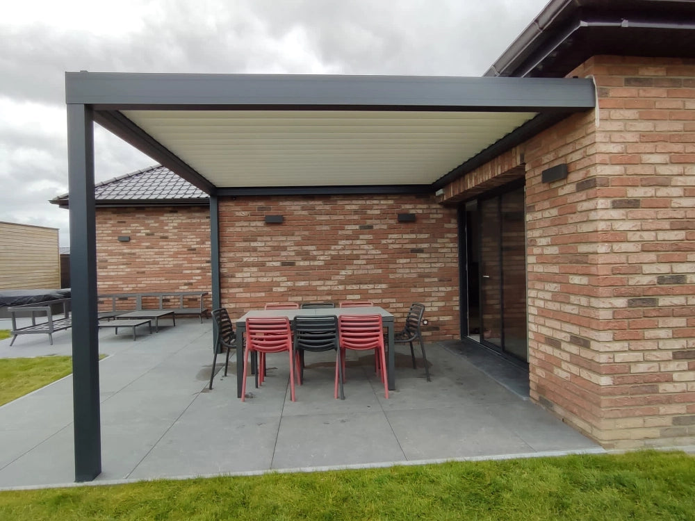 pergola prix usine lame orientables perpendiculaires