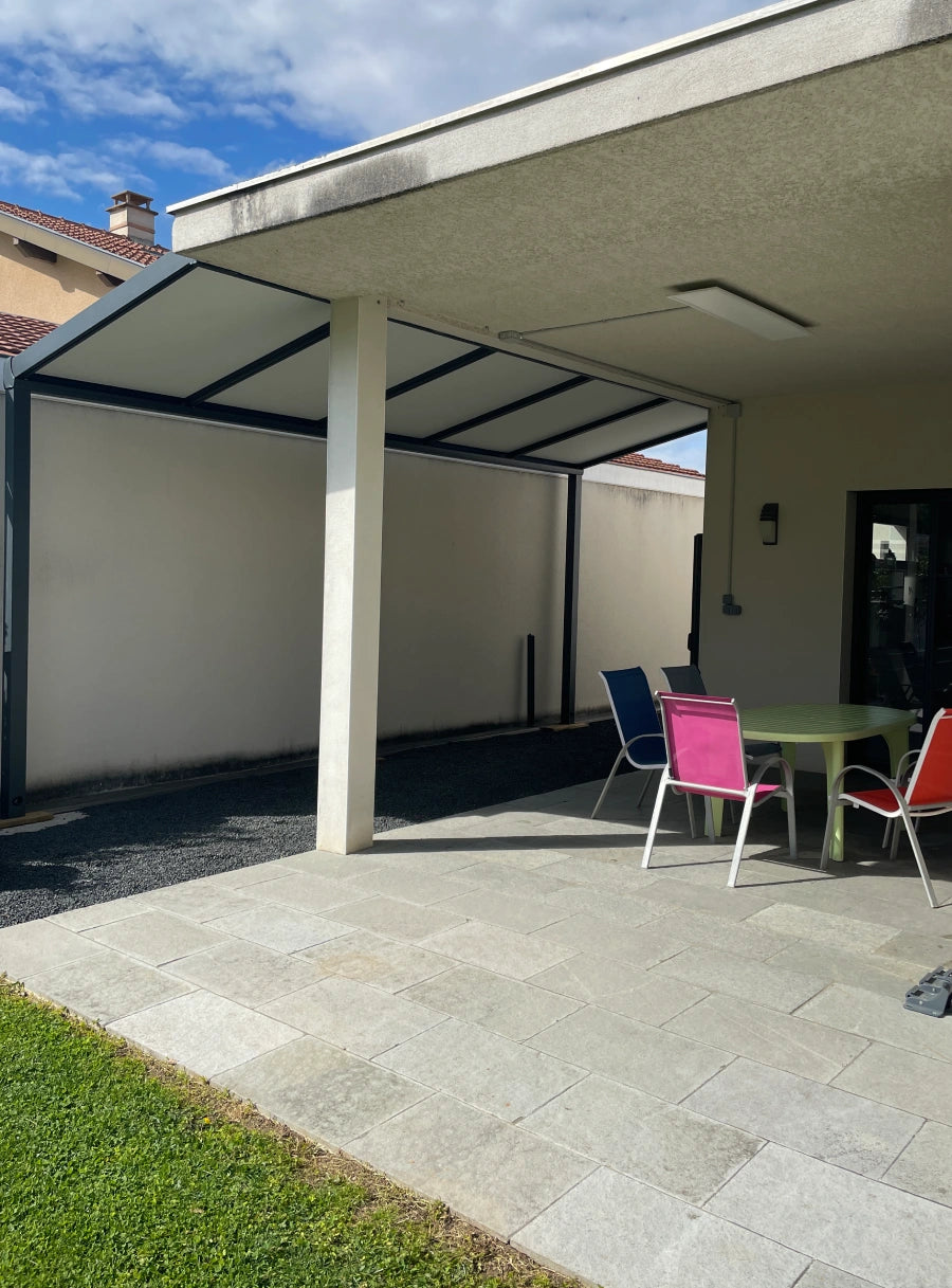 Pergola Panneaux sandwich Adossée SAUZON