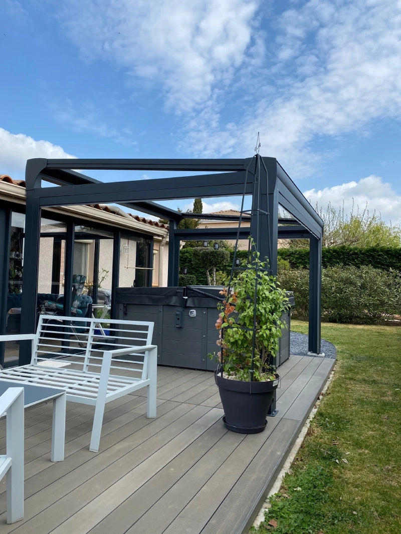 Pergola Toile Autoportée OLERON DICKSON SUNWORKER OPEN
