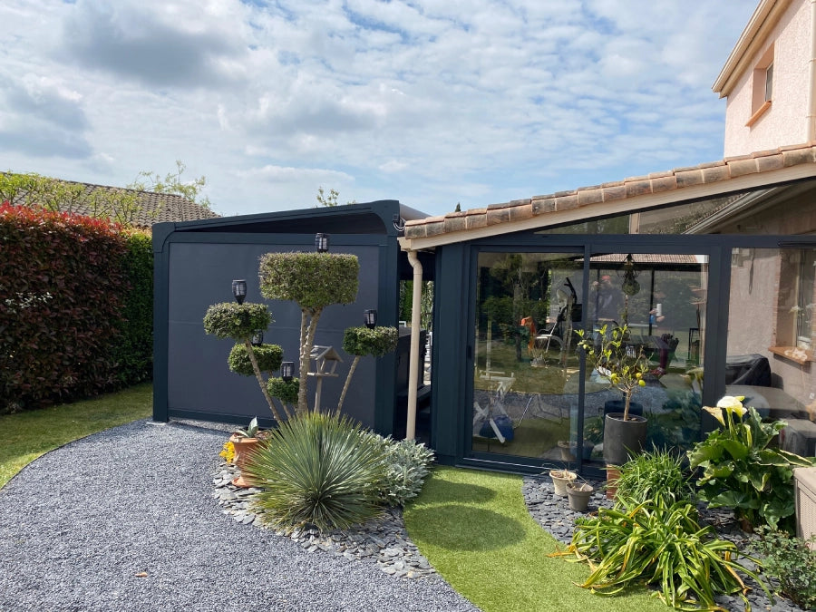 pergola toile autoportée en kit