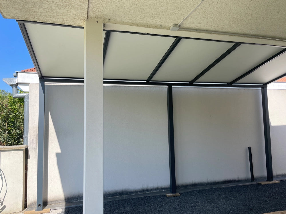 Pergola Panneaux sandwich Adossée SAUZON