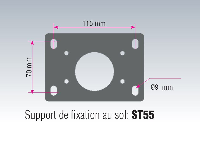 platine de fixation au sol pergola sintra