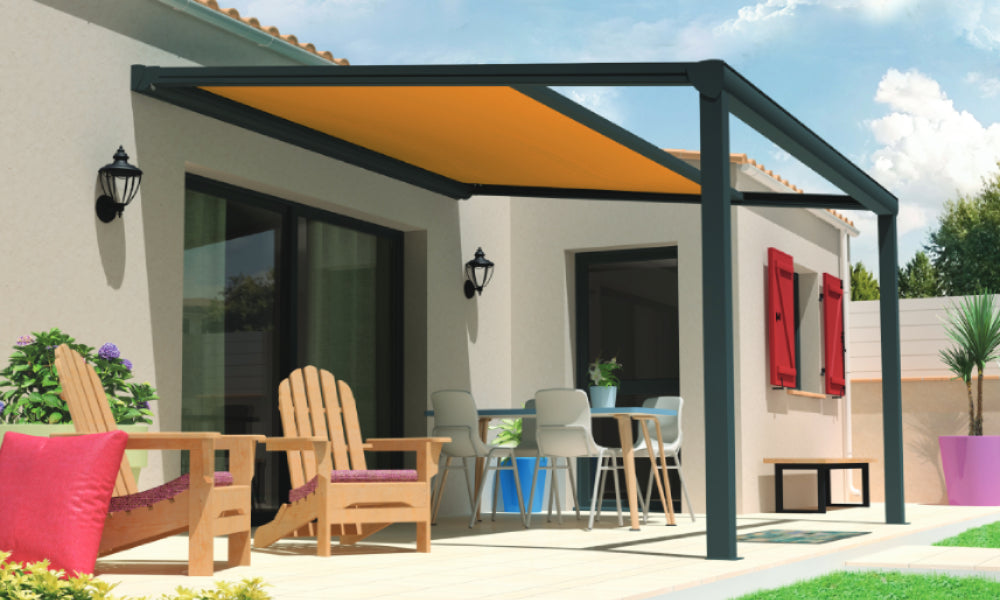 Pergola Toile Adossée ILE DE RE PRIX USINE