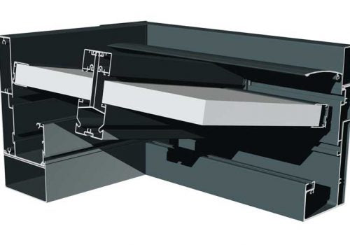 vue éclatée structure carport aluminium plaques thermotop clipsées