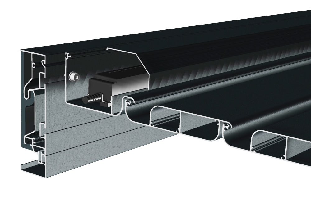 lames alu fermées coffre alu rangement automatisme pergola bioclimatique
