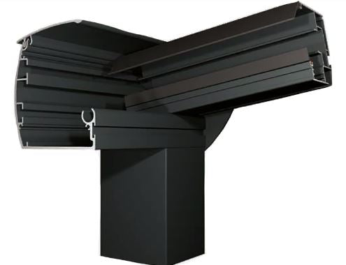 vue éclatée profils alu structure pergola toile autoportée