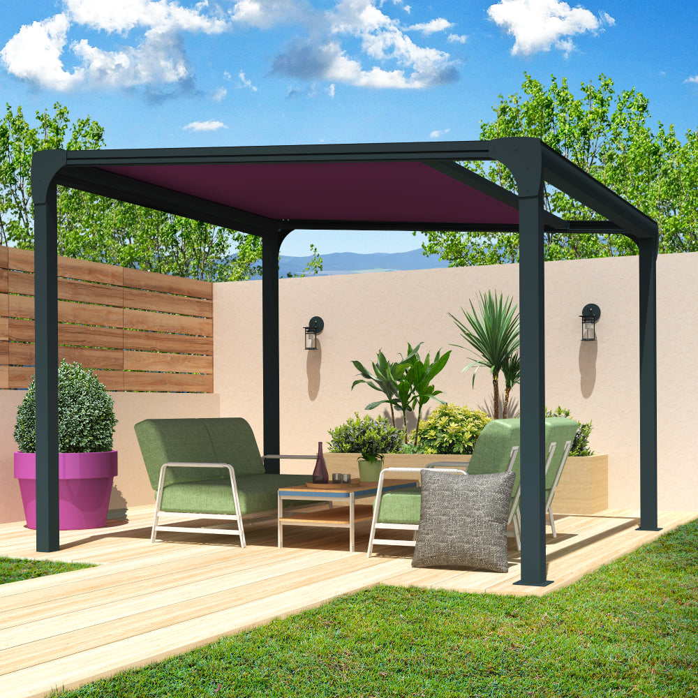 pergola toile autoportée toile acrylique