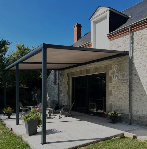 Pergola Toile Adossée ILE DE RE PRIX USINE