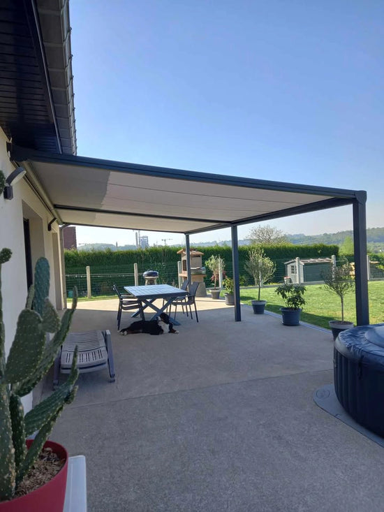 grande pergola toile grande terrasse 